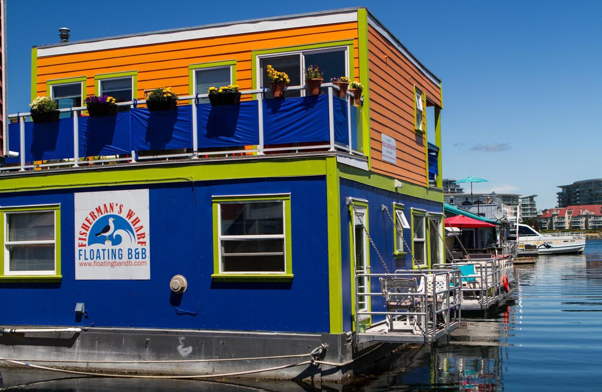 A Float Home B&B In Fisherman'S Wharf 빅토리아 외부 사진